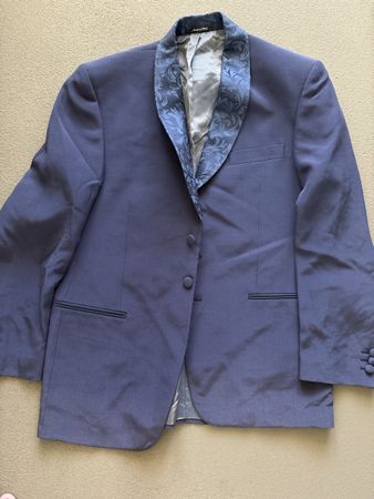 Blazer Veste de smoking bleue taille 50 état neuf