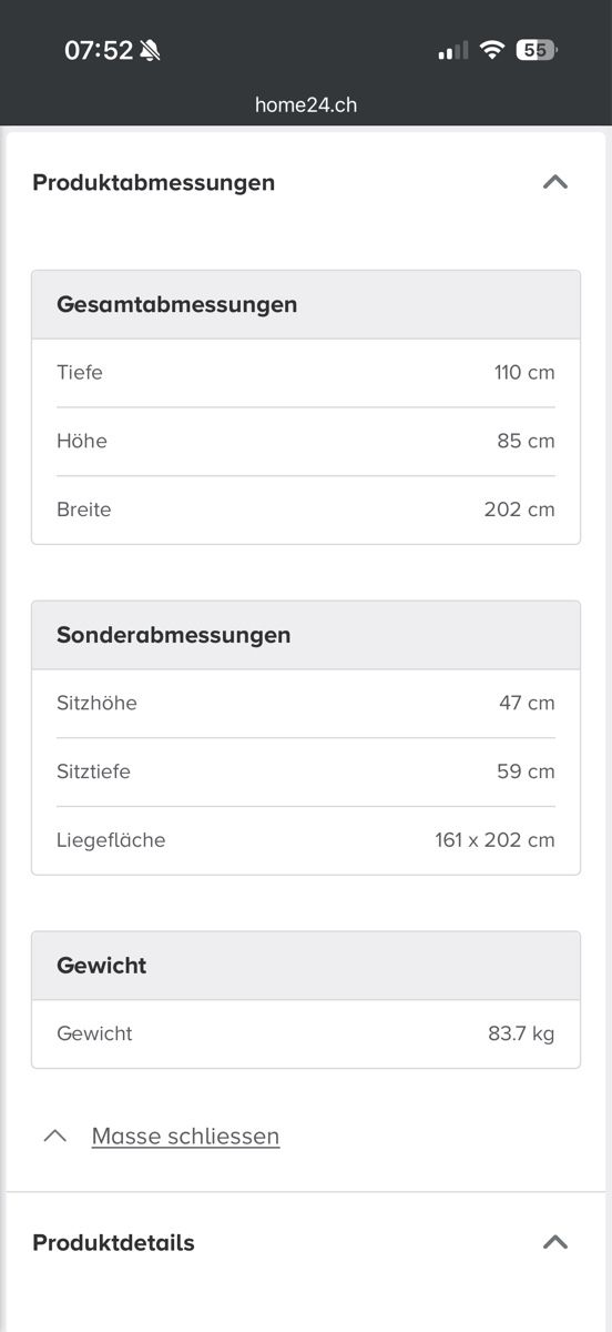 Sofas: Sofa bed | Schlafsofa – D'occasion à Langnau am Albis par busycoder 4