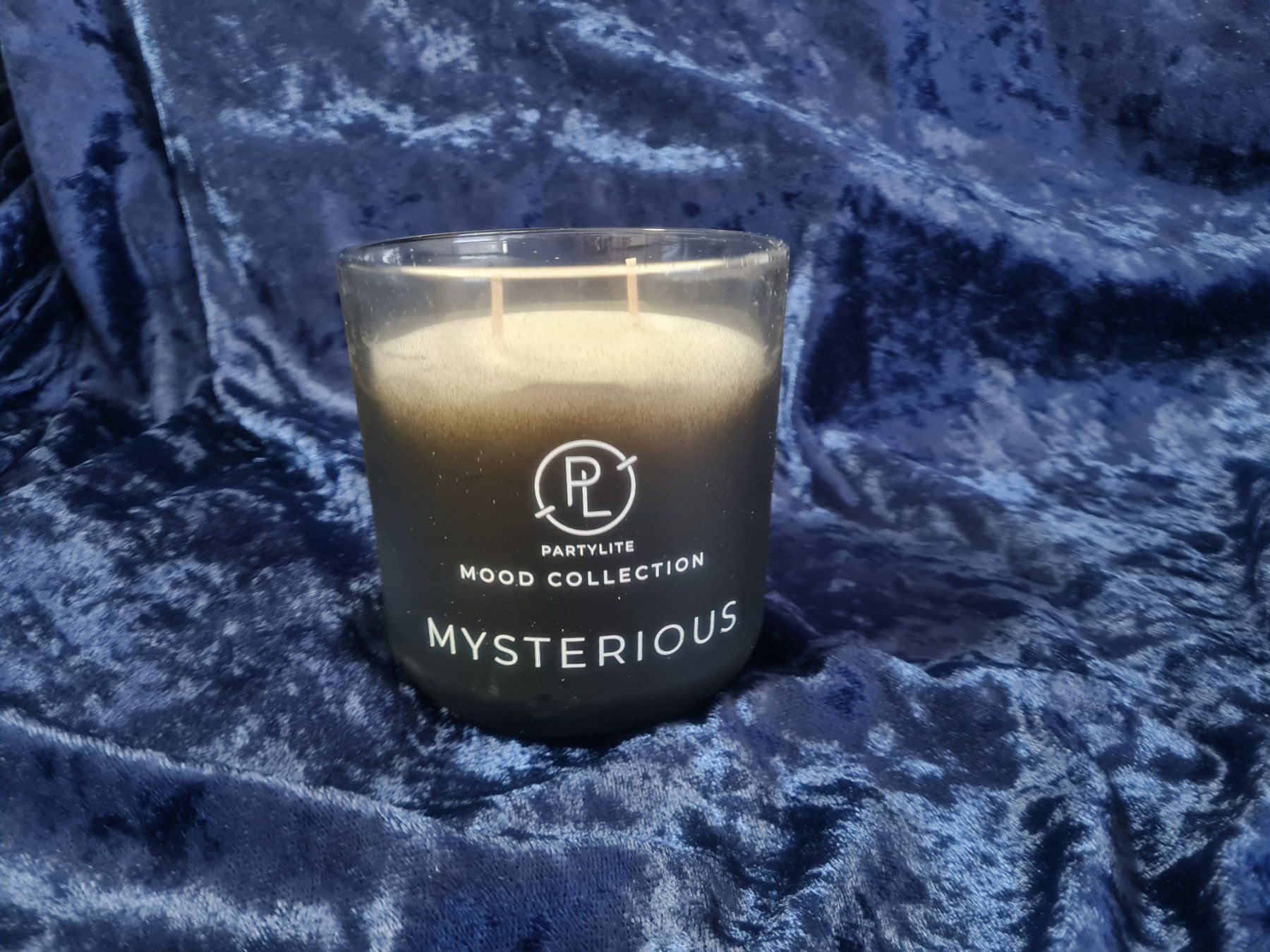 Partylite Candele: PartyLite - 2-Docht-Duftwachsglas Mysterious, Mood – Nuovo e nell'imballaggio originale da Othmarsingen venduto da Kleibai 1