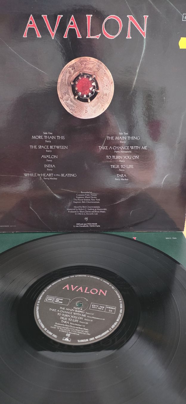 Dischi in vinile: Roxy Music - Avalon (1982)  Near Mint – Usato da Yvonand venduto da RF-VINYL 4