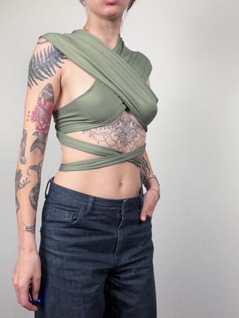 Olive tie wrap transformer  top