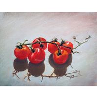 Neu! Original Pastellbild "Tomatoes", signiert.