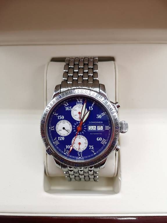 Longines Orologi: LONGINES Chronographe / LINDBERGH / Spécial séries – Usato da Bulle venduto da italicum