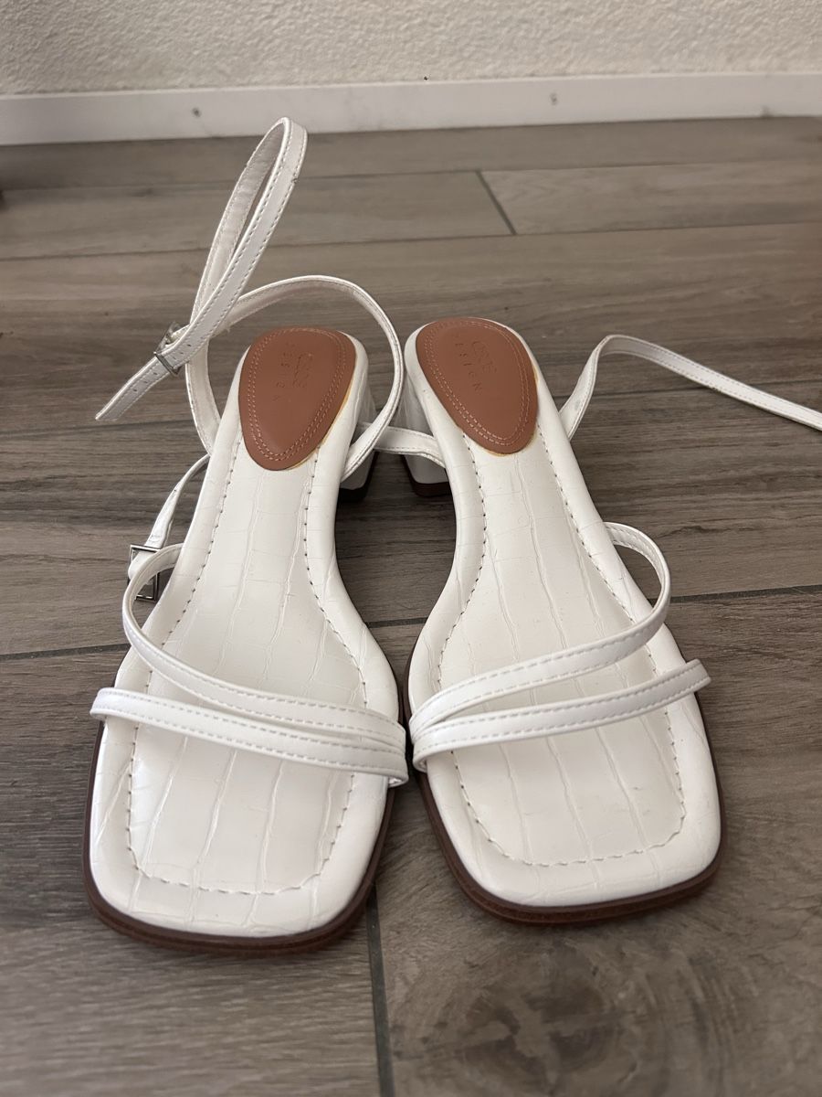 Asos Scarpe da donna: Sandales blanches à talon  – Usato da Vilars NE venduto da Lau_Vth 3