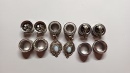 Tunnels, silber Set Gr. 14mm