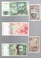 Spain noten 5 stück
