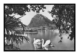 MONTE S. SALVATORE - 1950 "Lago di Lugano / Bateau"