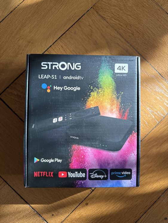 Android TV Box 4K UHD STRONG LEAP-S1 (Neu und originalverpackt) in ...