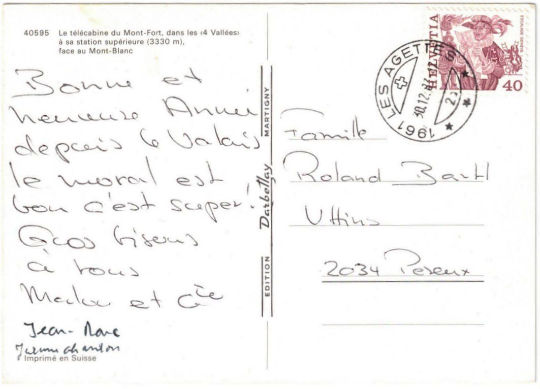 Cartoline postali: Verbier - Luftseilbahn Mont Fort – Usato da Binningen venduto da Mountainrider 1