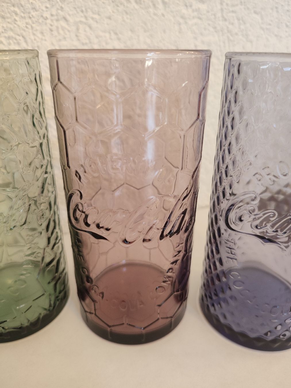Coca-Cola Bicchieri: Lot de 4 Verres Coca-Cola 2025 – Usato da Bougy-Villars venduto da Vogue 3