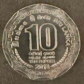 Tutti le monete: Sri Lanka - 10 Rupees 2013 – Usato da Aeugst am Albis venduto da JvD68