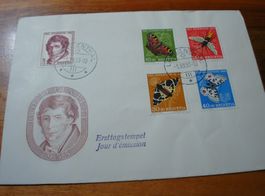 FDC Pro Juventute 1955, ungelaufen, Stempel Langenthal