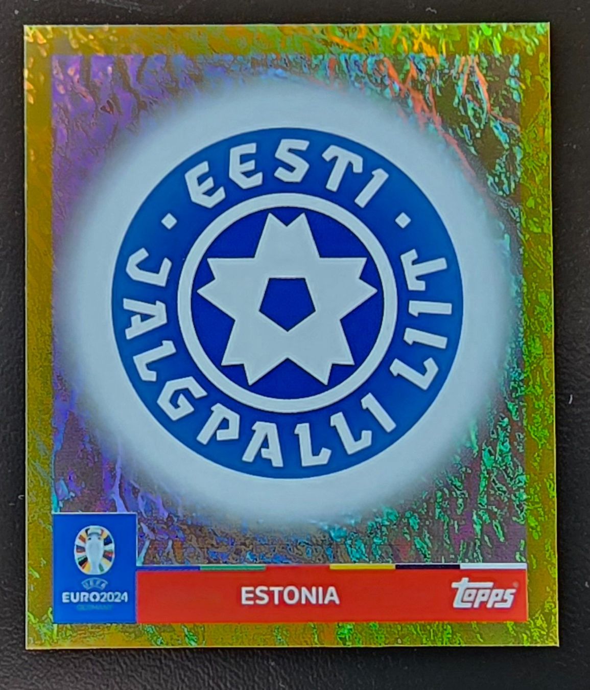 Topps Carte collezionabili: Topps EM 2024--EST 1 "Goldmetallic" – Nuovo e nell'imballaggio originale da Hittnau venduto da stamps_and_coins