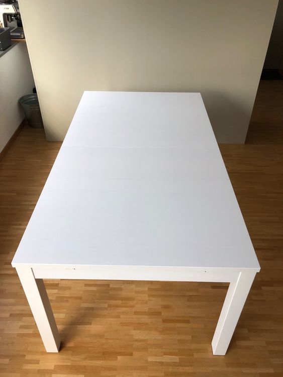 Esstisch IKEA weiss (ausziehbar) 175/260x95 Kaufen auf Ricardo