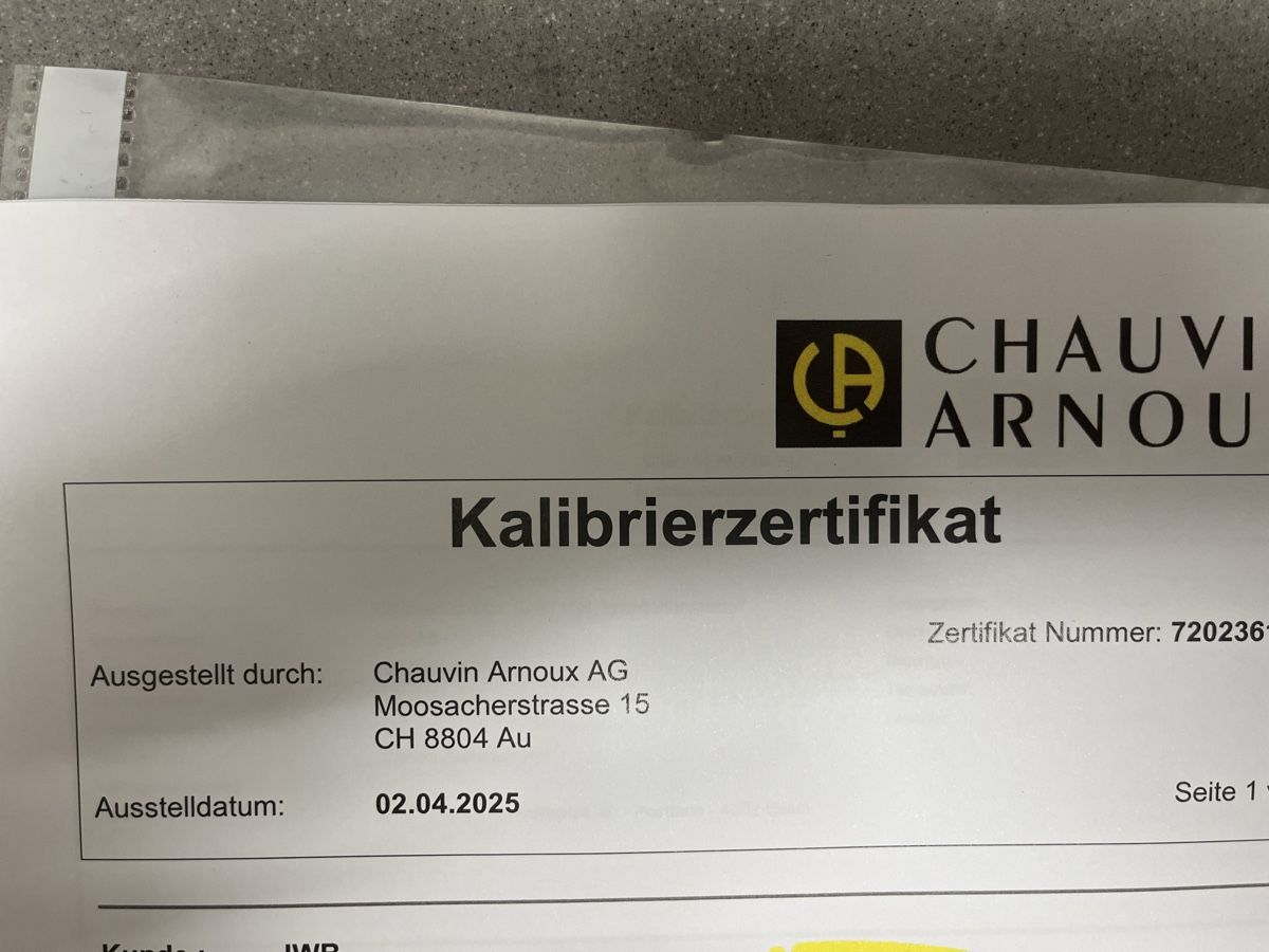 Misurare: Installation Tester Chauvin Arnout  – Usato da Neerach venduto da fuz_8d7l 6
