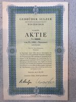 Gebrüder Sulzer Aktie Nr.35819  von 1947