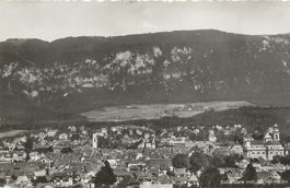 Solothurn SO Stadtansicht mit Weissenstein 1943 sehr gut erh