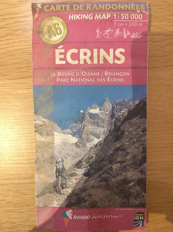 Cartine & Atlanti: Carte IGN randonnée parc des Ecrins – Usato da Sion venduto da tomguibert