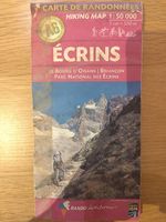 Carte IGN randonnée parc des Ecrins