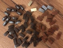 LEGO 60x Dachstein 2x1 gebogen (11477)