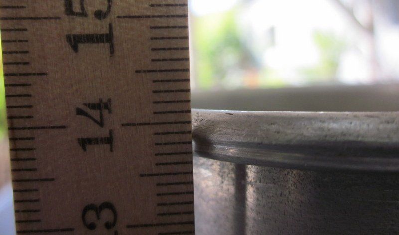 Küchengeräte: Alter Aluminium Becher/Massbecher 1/2 Liter – Gebraucht aus Bischofszell von Pfau0 7