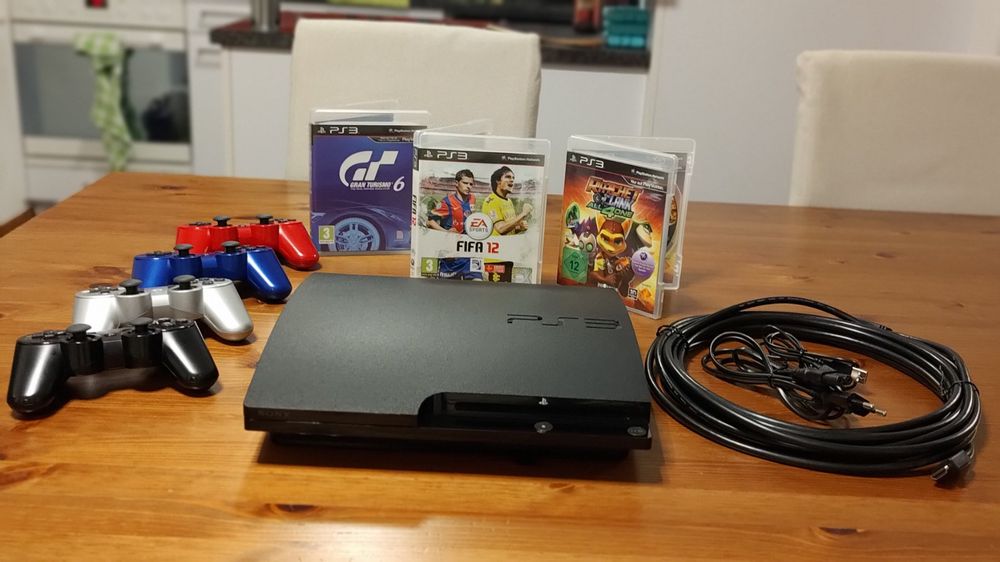 Console Sony PS3 Slim 320 Go (CECH-2504B) + Accessoires Rock Band – Occasion