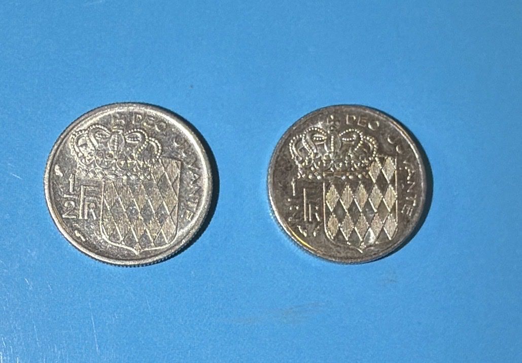 Tutti le monete: Monaco: Pièces de 1/2 centimes  rares – Usato da SION venduto da MARCO-P-SION 5