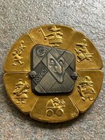 Blaggedde Basel Gold 1960 Plakette Fasnacht