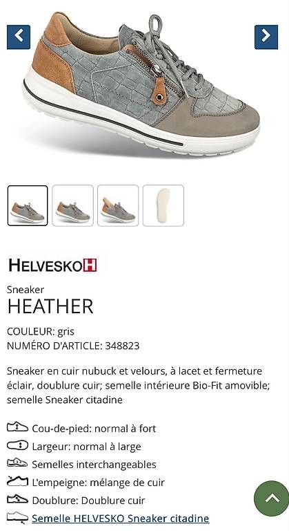 Helvesko Scarpe da donna: Chaussures sneakers HELVESKO, pointure 38 – Usato da Genève venduto da Patricia1964 3