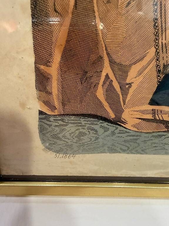 Grafica & Litografie: Original Mode-Stich "Allgemeine Modenzeitung" von 1864 – Usato da Obernau venduto da Arche_Noah_Brocki 4