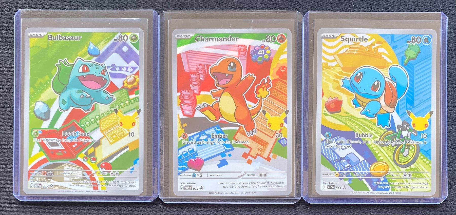Pokémon Cartes à collectionner: Pokemon Set 1st Generation Kanto Starters EN – D'occasion à Lugano par VlaseCard