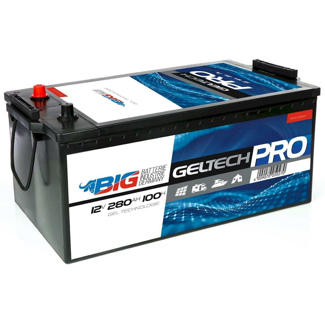 Elettrotecnica: BIG GELTECH PRO GEL Batterie 12V 280Ah – Nuovo e nell'imballaggio originale da Bottighofen venduto da zaap 2