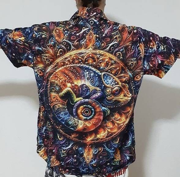Camicie: Hawaiihemd by D-Trip Art 100% Baumwolle – Nuovo e nell'imballaggio originale da Kilchberg ZH venduto da Eaglebuy 1