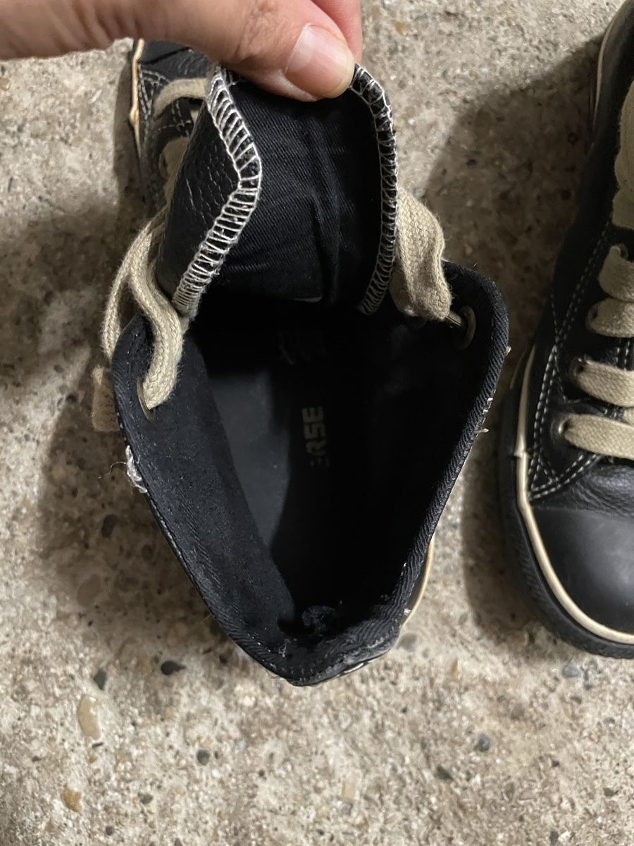 Converse Scarpe da uomo: Converse All Star Leder Sneaker Schwarz Grösse 40 – Usato da Neuchatel venduto da shi_9fzw 2