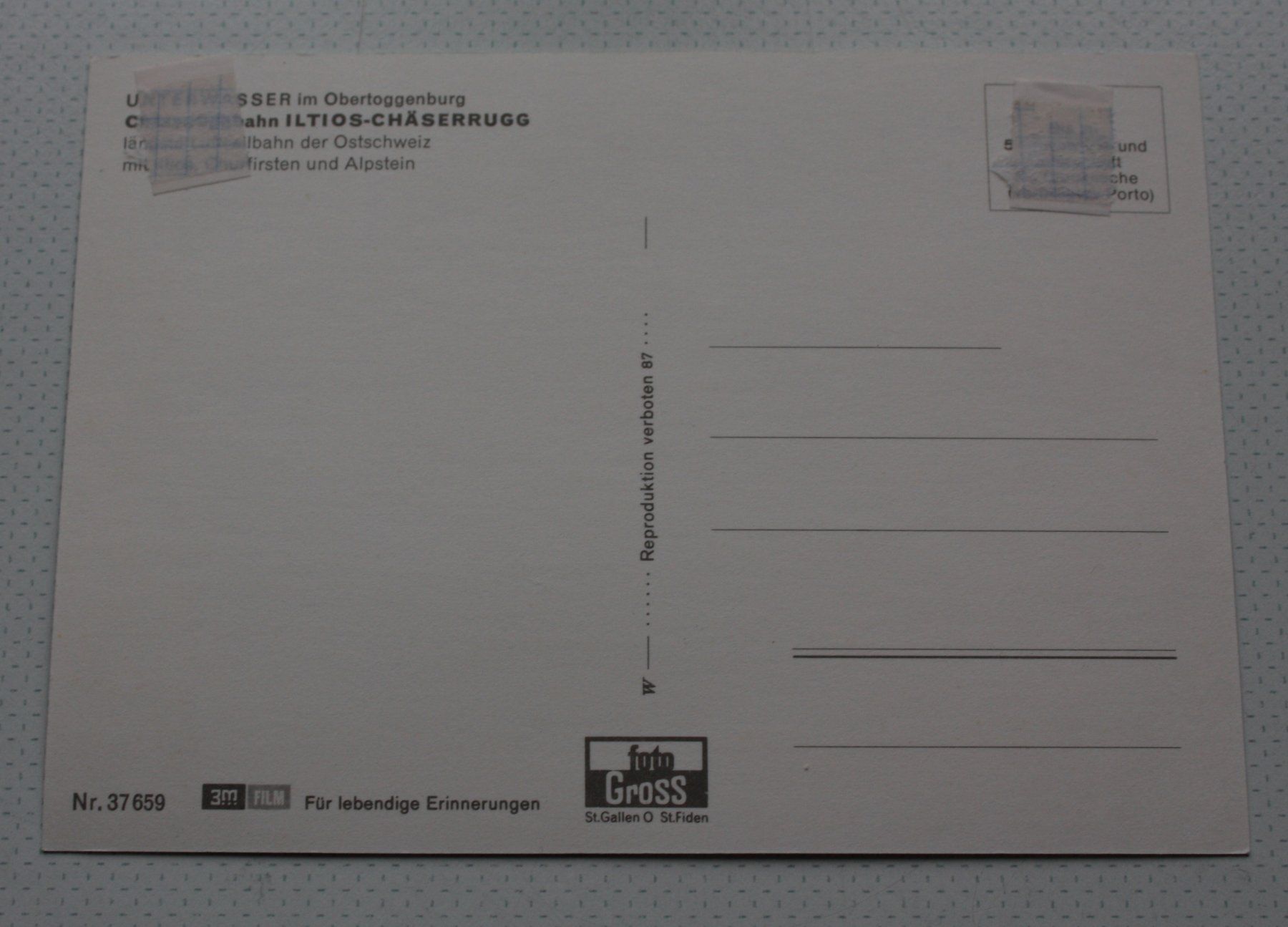Cartoline postali: Chäserruggbahn Ansichtskarte, seltene Version aus den 80ern – Nuovo e nell'imballaggio originale da Wettingen venduto da Licht08 1
