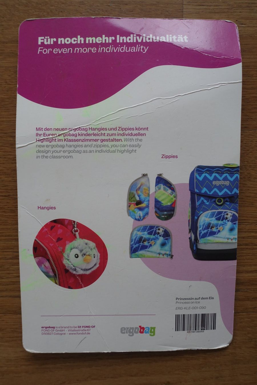 Ergobag Borse & Zaini: Ergobag Kletties Prinzessin auf dem Eis – Usato da Zürich venduto da Dtehlar 1