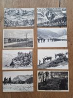 8 Postkarten Mobilisation 1914 Schweiz Konvolut