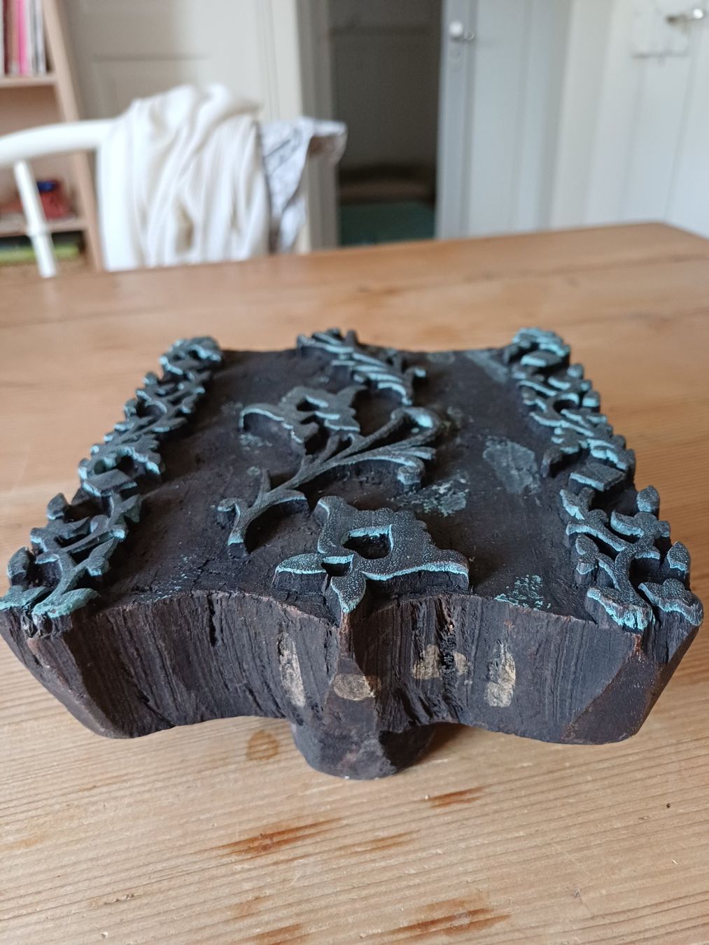 Timbri: Blockdruck Stempel Holzstempel handgeschnitzt – Usato da Elgg venduto da Flurinal 2