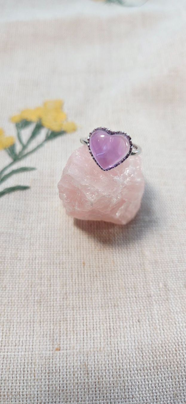 Anelli: NEW - S925 Amethyst Ring (Adjustable) – Nuovo (secondo la descrizione) da Zürich venduto da cin_wcf6 4