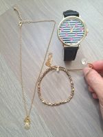 Set: Halskette, Uhr, Armband