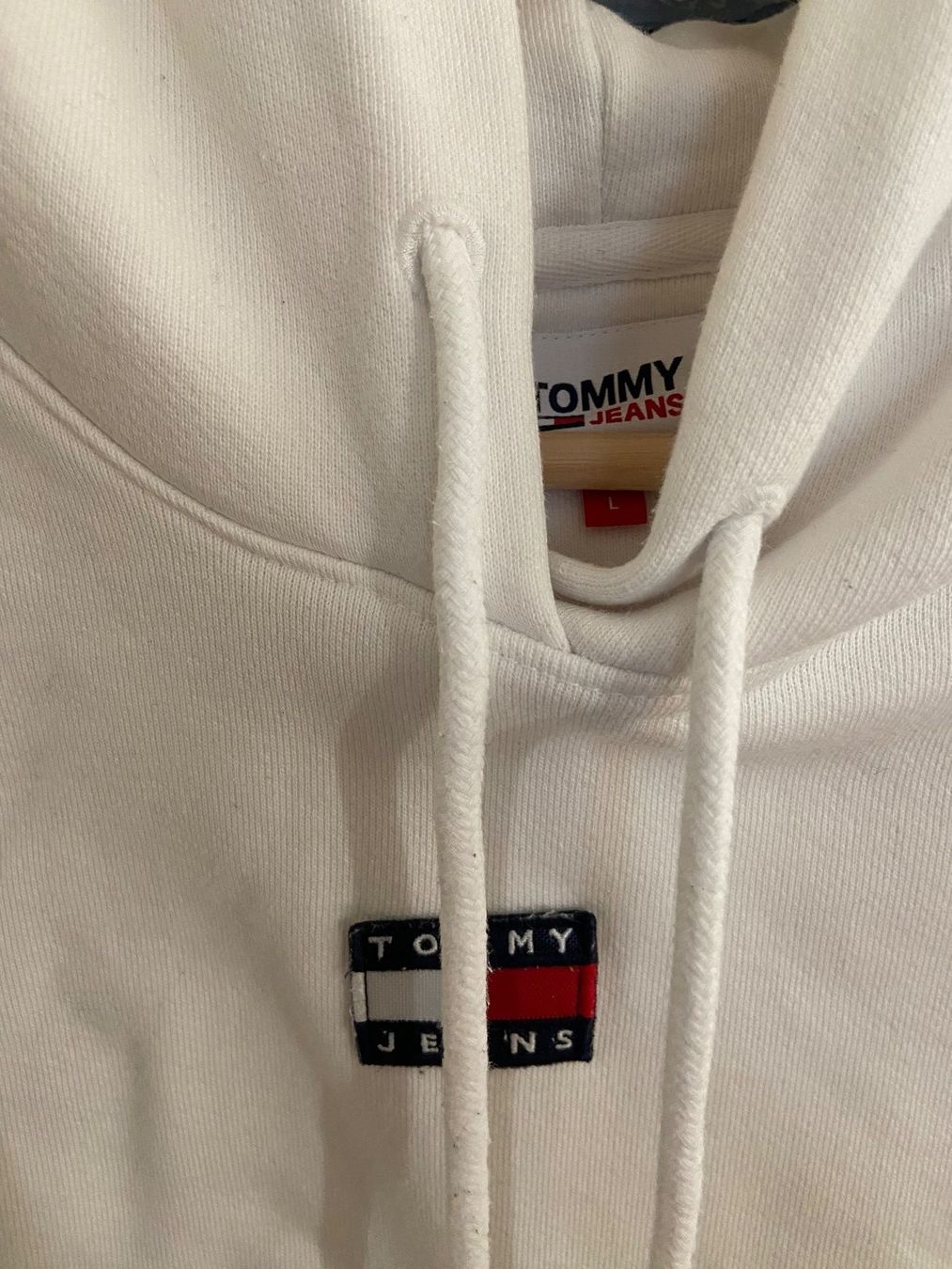 Tommy Hilfiger Maglioni & Felpe: Tommy Jeans Pullover weiss – Nuovo (secondo la descrizione) da Luzern venduto da Mobahn_Schwarzenberg 2