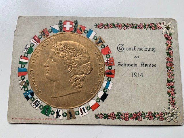 Cartoline postali: 1 carte postale militaire armée 1914 – Usato da Delémont venduto da Trimbolo
