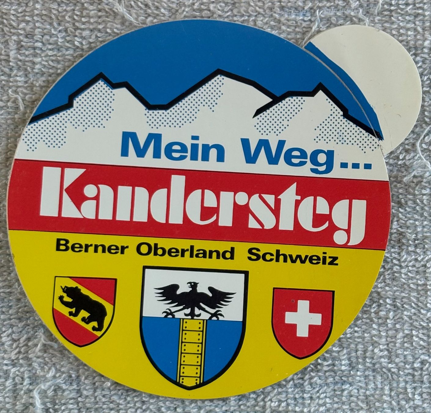 Aufkleber: ANTIKER AUFKLEBER MEIN KANDERSTEG – Gebraucht aus Ostermundigen von crazy-horse-1840