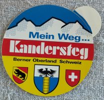 ANTIKER AUFKLEBER MEIN KANDERSTEG