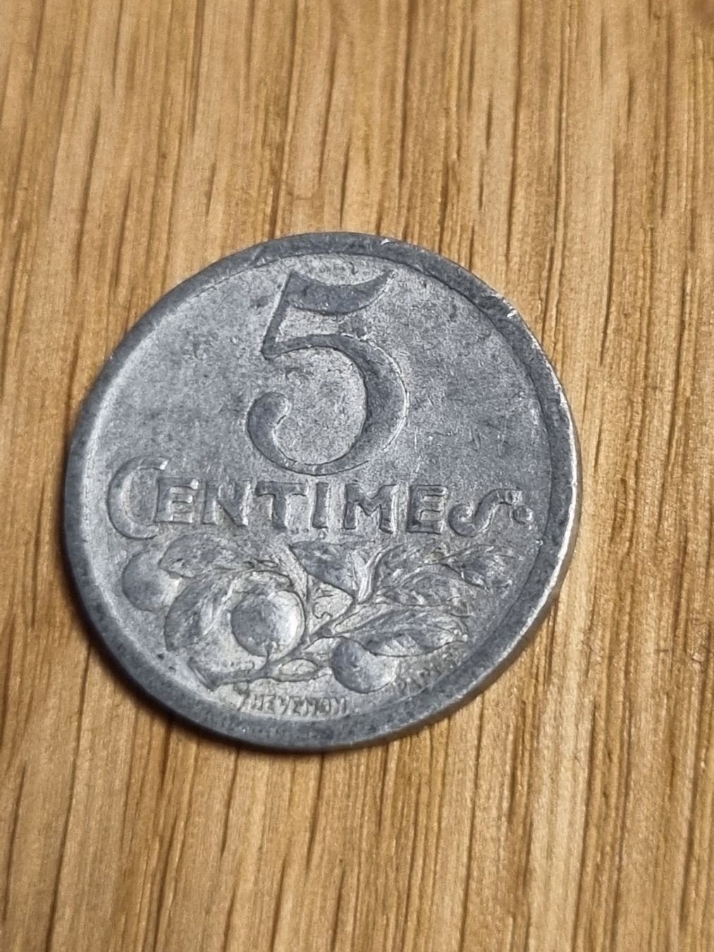 Tutti le monete: Frankreich - Chambre de Comm. de Nice - 5 Centimes 1920 – Usato da Mels venduto da Goldenfalcon 1