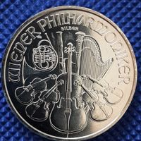 1 Unze Feinsilber Wiener Philharmoniker 2008