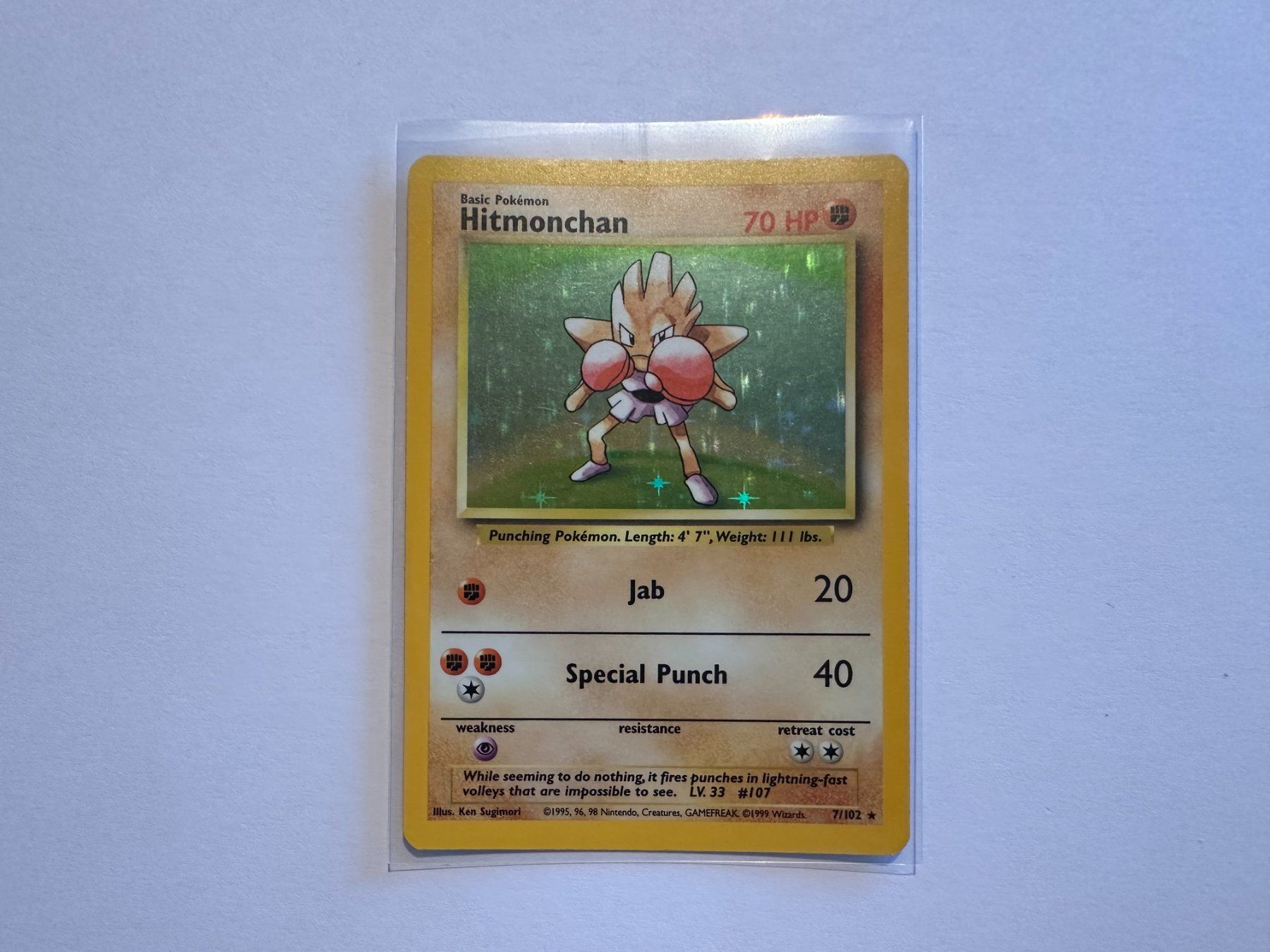 Pokémon Carte collezionabili: Hitmonchan holo Base EN – Usato da Hagendorn venduto da Pokecollectorch