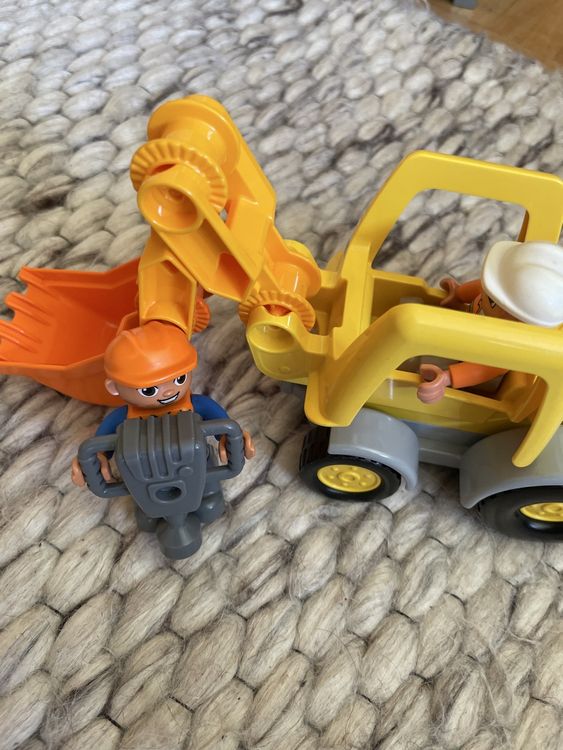 Duplo Jouets: Lego Duplo Baustelle mit Bagger und Figuren, Top Zustand! – D'occasion à Männedorf par Dorrii85 1