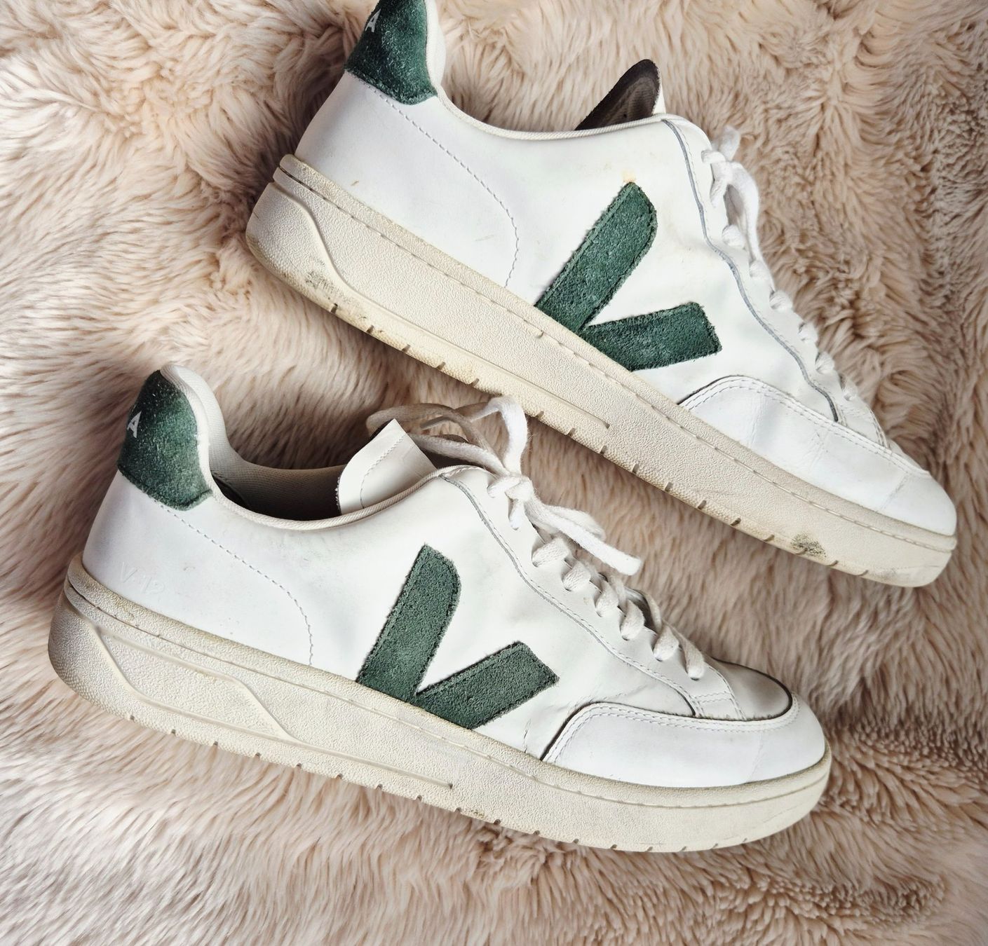 Veja Herrenschuhe: VEJA 45 SNEAKER SCHUHE LEDER TIP TOP HALBSCHUH WEISS BASIC – Gebraucht aus Elsau von the-colorful-side 4