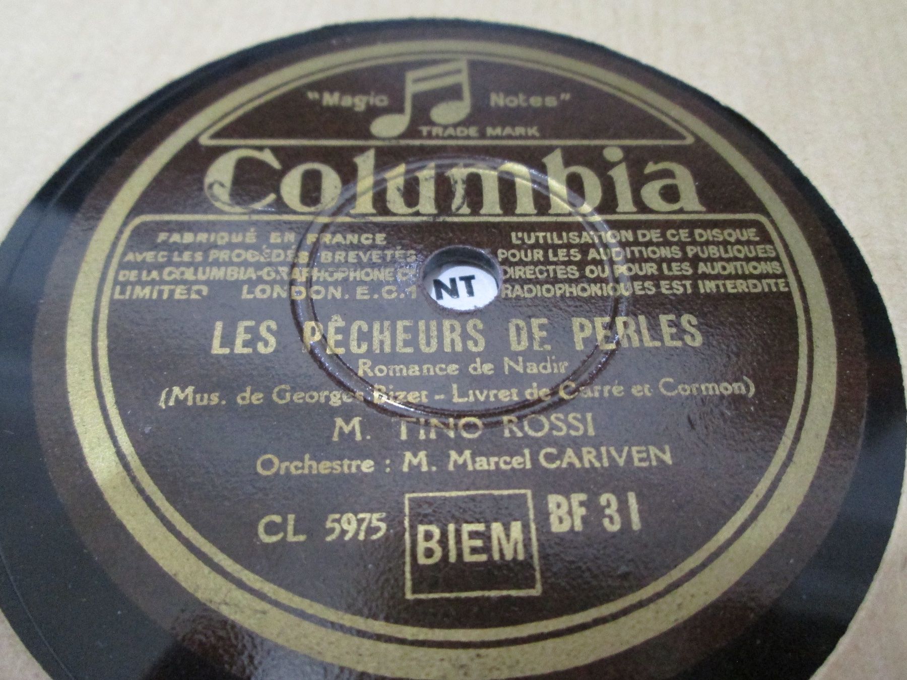 Vinyles: DISQUES 78 TOURS – D'occasion à Lausanne par Leag 7